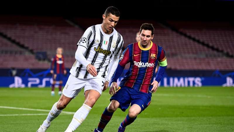 Các thông số giữa Messi với Ronaldo